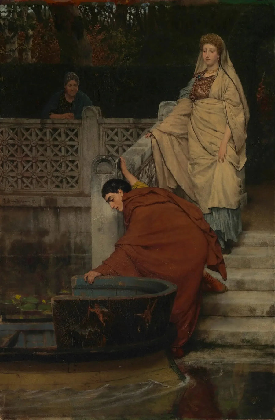 Navegação de recreio - Lawrence Alma-Tadema