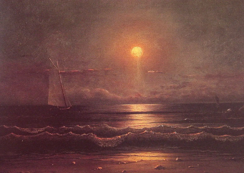 Navegando à luz da lua - Martin Johnson Heade