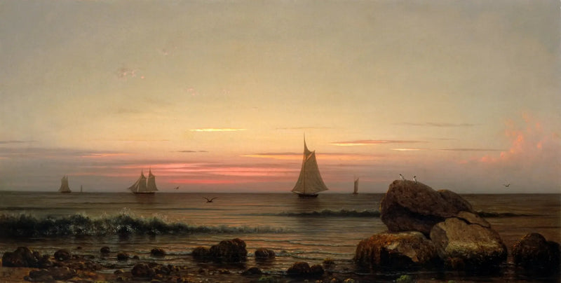 Navegando ao largo da costa - Martin Johnson Heade