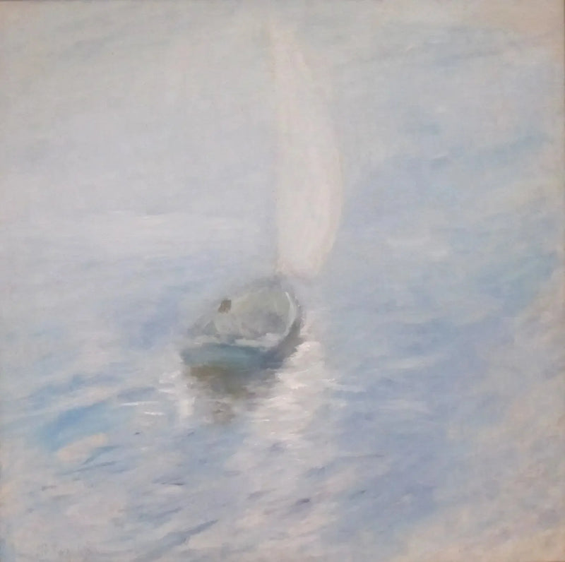 Navegando na névoa - John Henry Twachtman