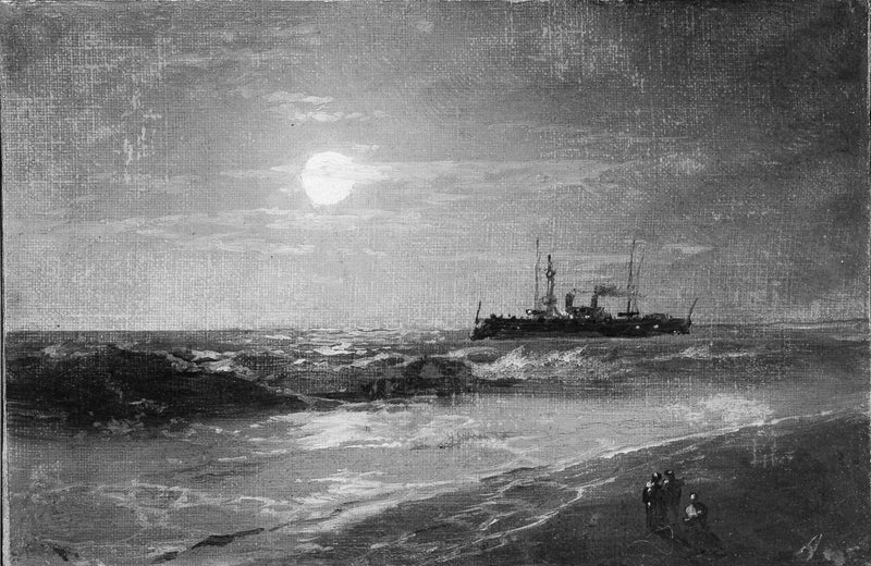 Navio ao luar - Ivan Aïvazovski