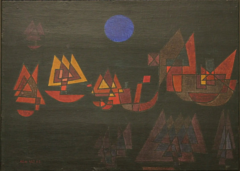Navios no escuro - Paul Klee