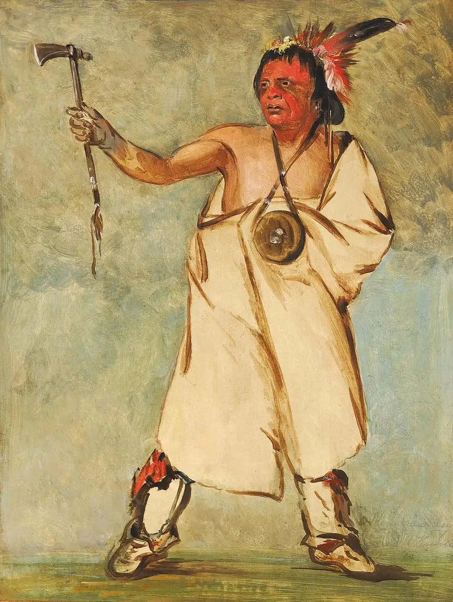 Naw-naw-páy-ee, o soldado - George Catlin