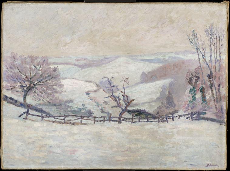Neve em Puy-Barriou - Armand Guillaumin