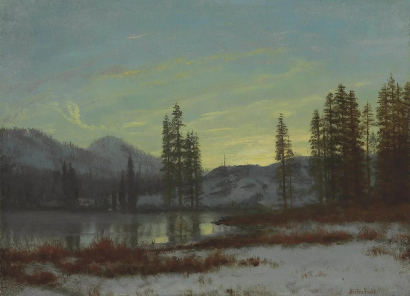 Neve nas Montanhas Rochosas - Albert Bierstadt