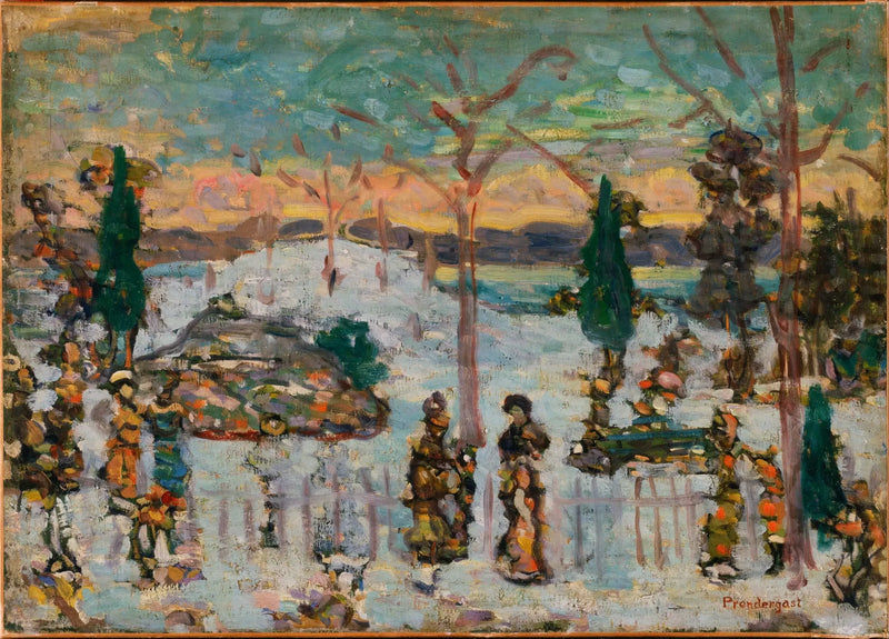 Neve em abril - Maurice Prendergast