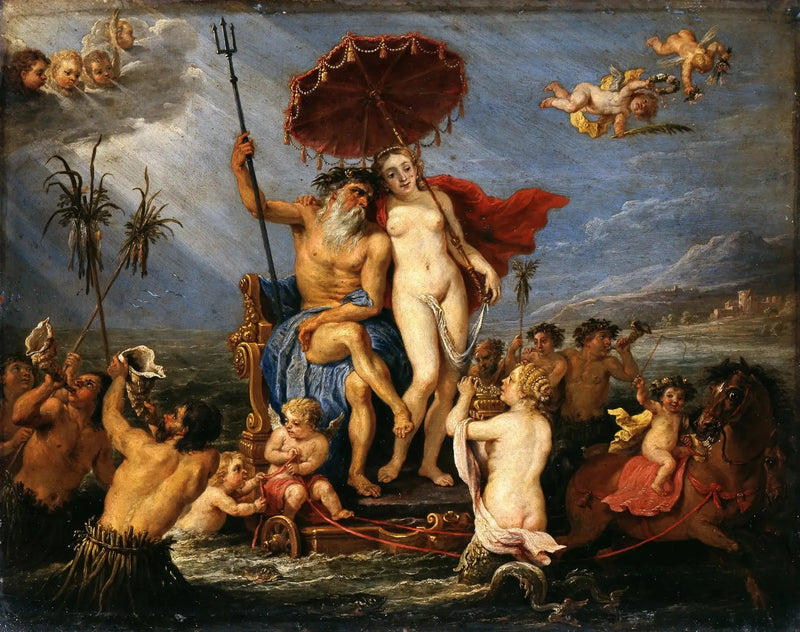 Netuno e Anfitrite - David Teniers o Jovem