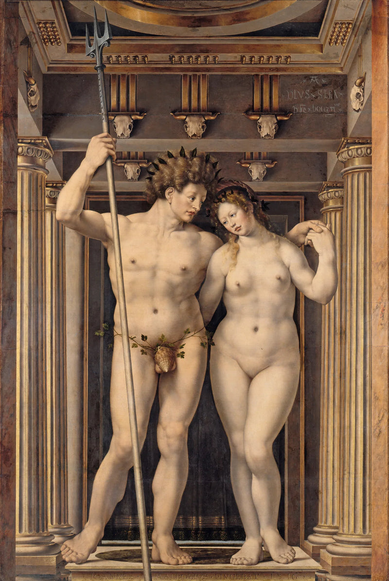Netuno e Anfitrite - Jan Gossaert