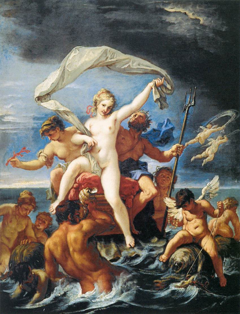 Netuno e Anfitrite - Sebastiano Ricci