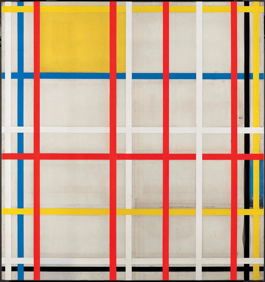 Nova Iorque, 3 (inacabado) - Piet Mondrian