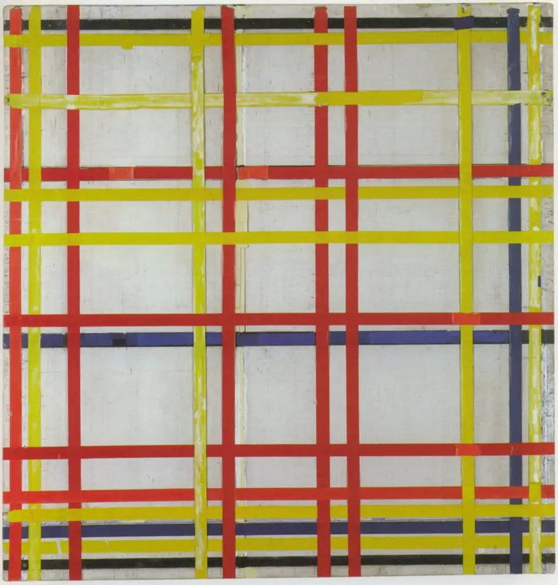 Cidade de Nova York I - Piet Mondrian