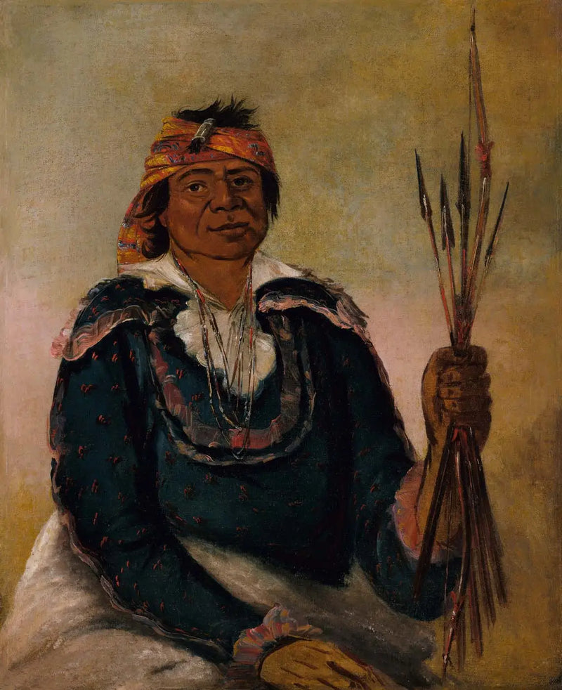Ni-có-man, A Resposta, Segundo Chefe - George Catlin