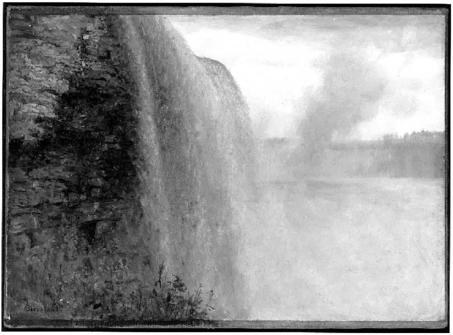 Niagara do lado americano - Albert Bierstadt