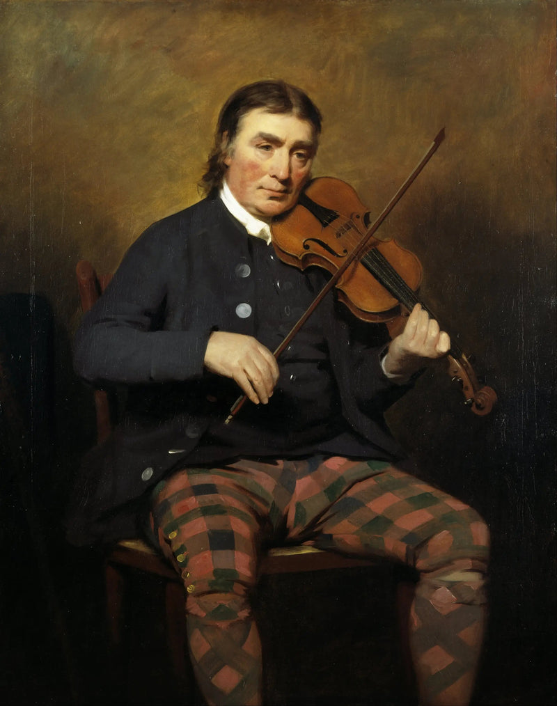 Niel Gow, 1727 - 1807. Violonista e compositor - Henry Raeburn