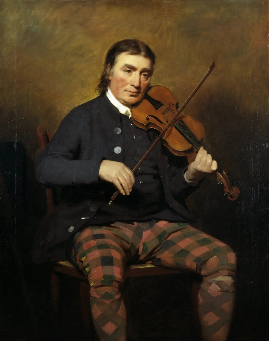 Niel Gow, 1727 - 1807. Violonista e compositor - Henry Raeburn