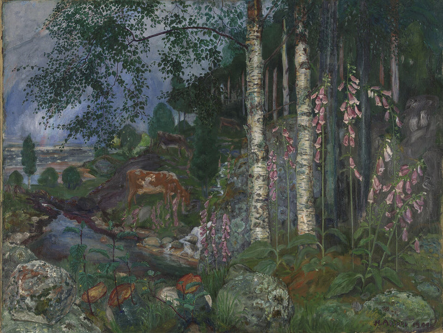 Foxgloves - Nikolai Astrup