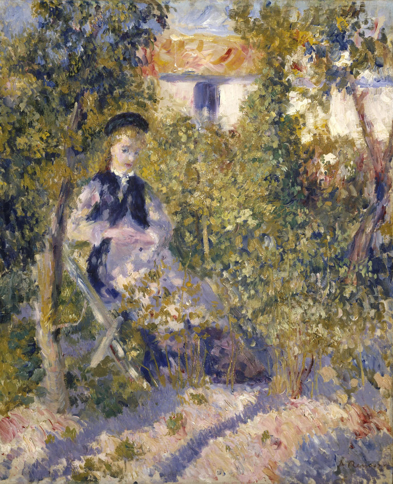 Nini no jardim - Pierre-Auguste Renoir