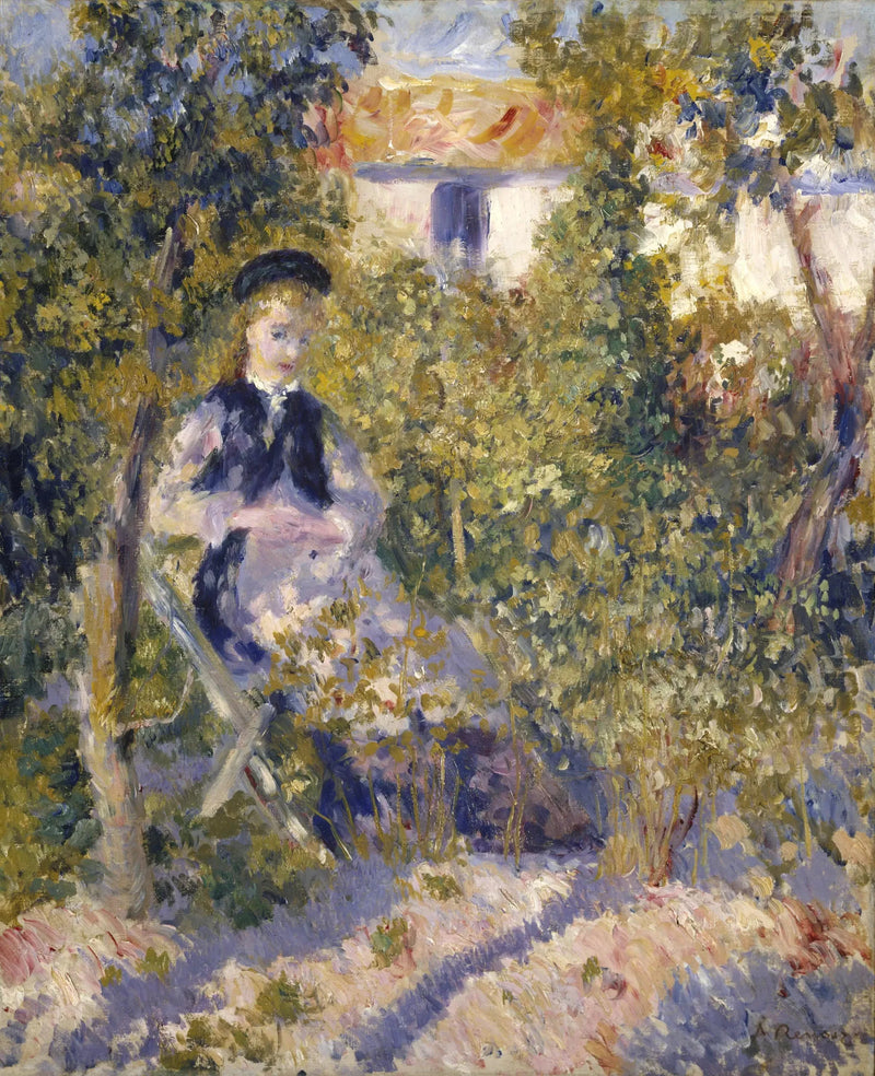 Nini no jardim - Pierre-Auguste Renoir