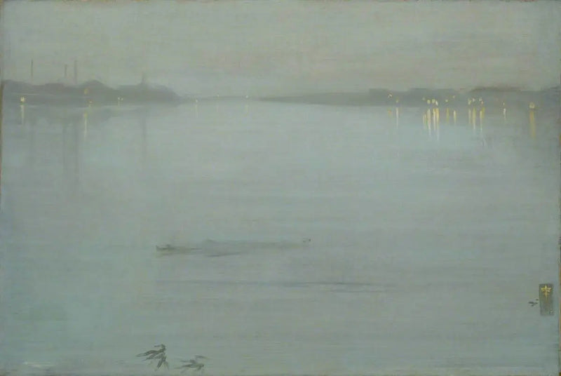 Noturno: Azul e Prata - Luzes de Cremorne - James Abbott McNeill Whistler