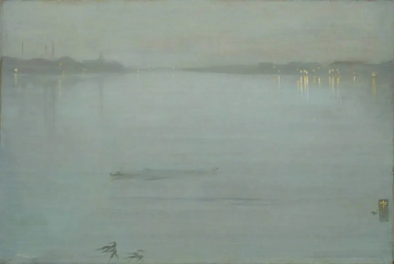 Noturno: Azul e Prata - Luzes de Cremorne - James Abbott McNeill Whistler