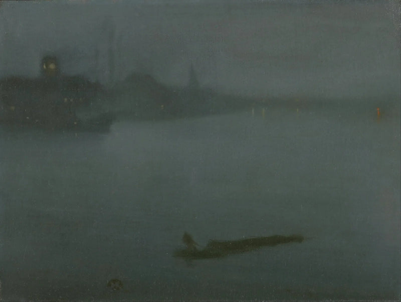Noturno em azul e prata - James Abbott McNeill Whistler