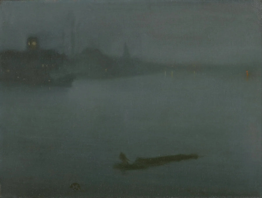 Noturno em azul e prata - James Abbott McNeill Whistler