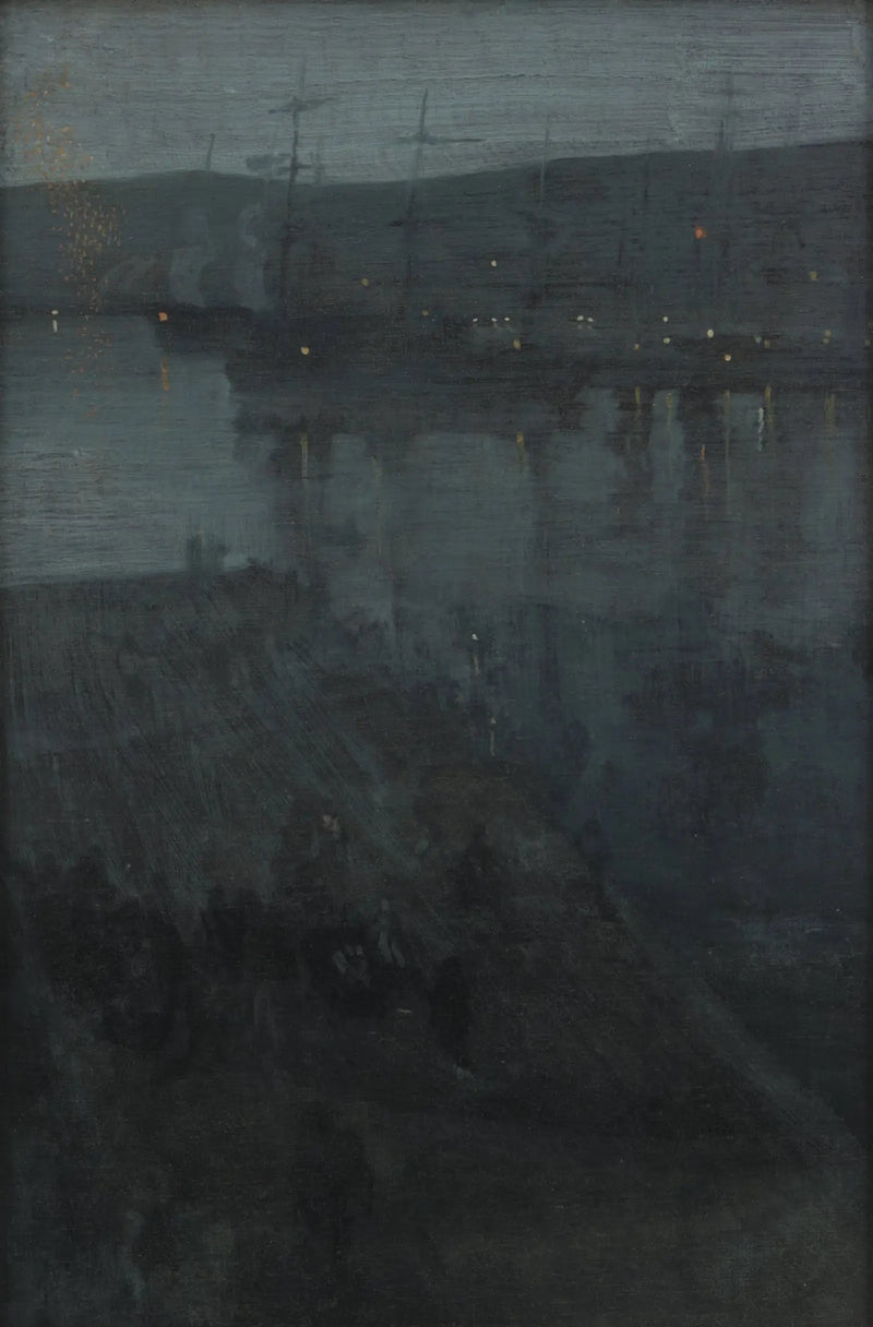 Noturno em azul e ouro: Valparaíso - James Abbott McNeill Whistler