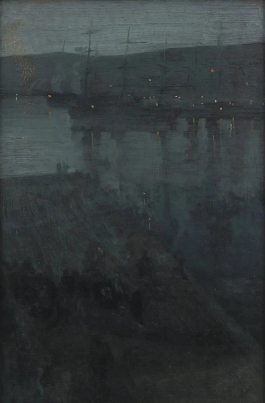 Noturno em azul e ouro: Valparaíso - James Abbott McNeill Whistler