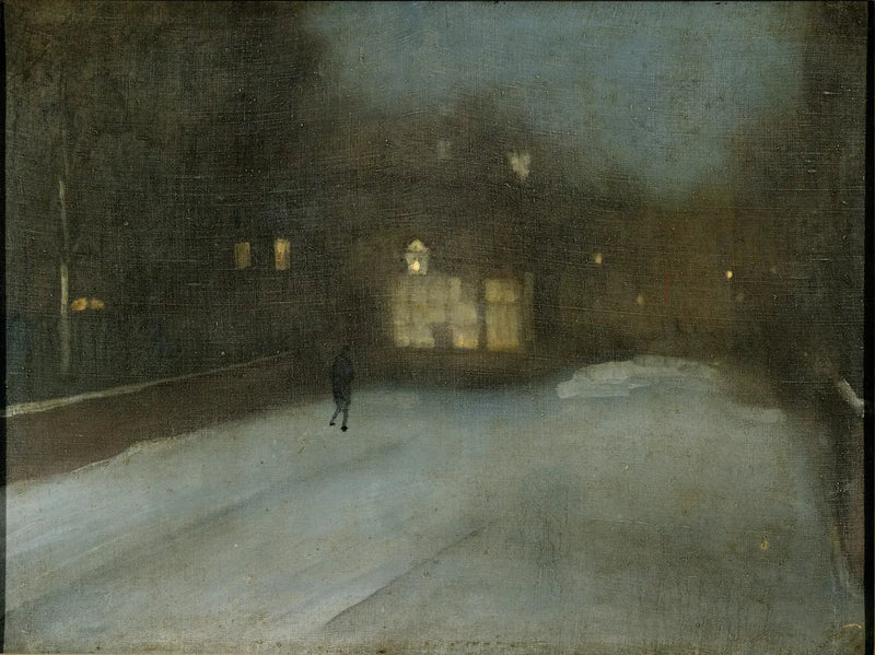 Noturno em cinza e ouro: Chelsea Snow - James Abbott McNeill Whistler