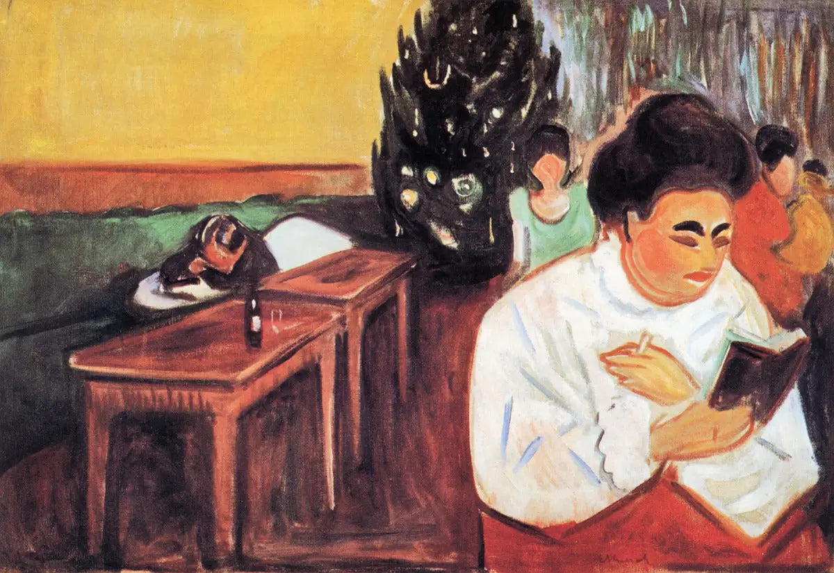 Reproduction du tableau « Noël au bordel - Edvard Munch » par Alpha Reproduction en peinture à l’huile