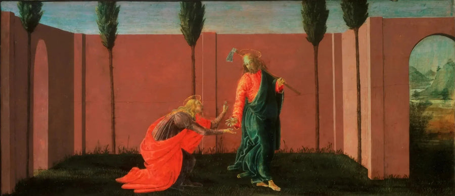 Noli me Tangere (predela, painel três) - Sandro Botticelli