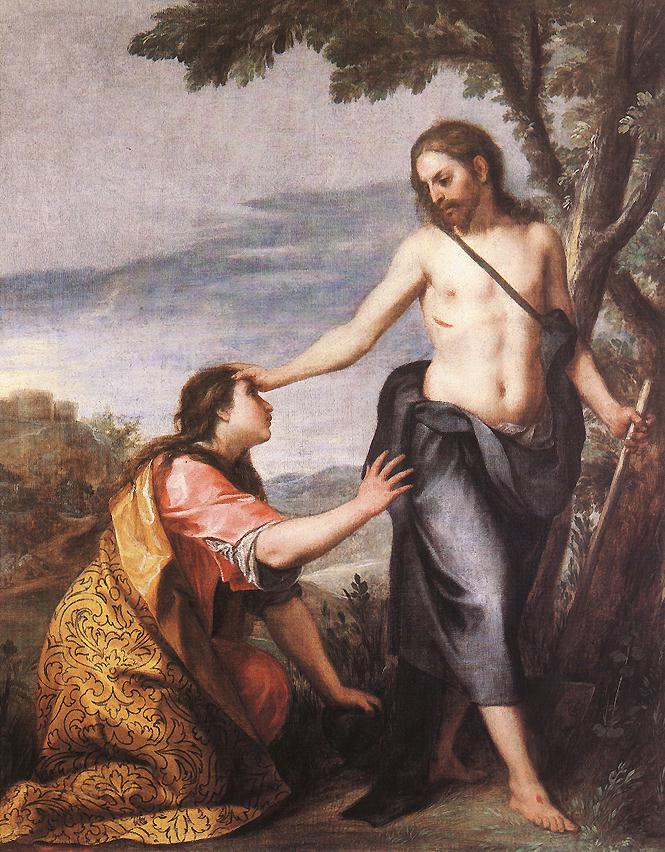 Noli me Tangere (O Cristo aparecendo como jardineiro para Maria Madalena) - Alonso Cano