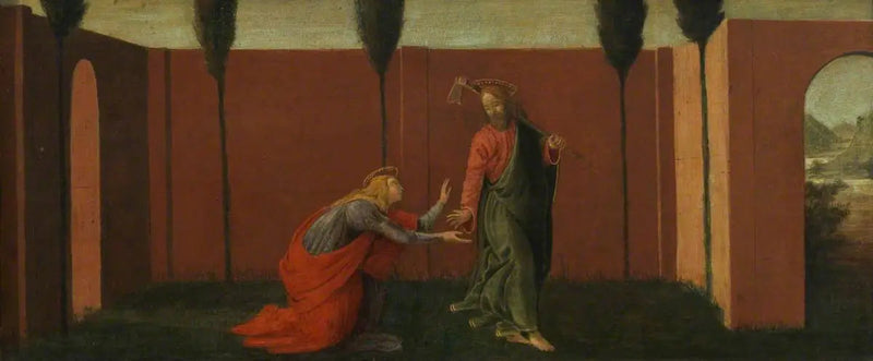 Noli me Tangere (predela, painel três) - Sandro Botticelli