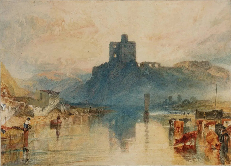 Castelo de Norham, no Rio Tweed - J. M. W. Turner