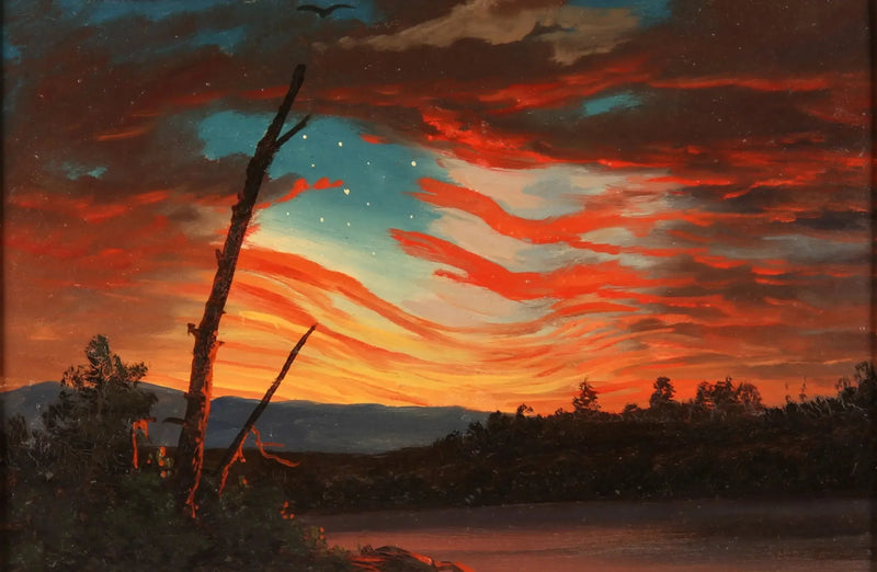 Nossa bandeira no céu - Frederic Edwin Church