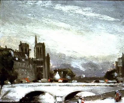 Notre Dame e o Sena - Robert Henri
