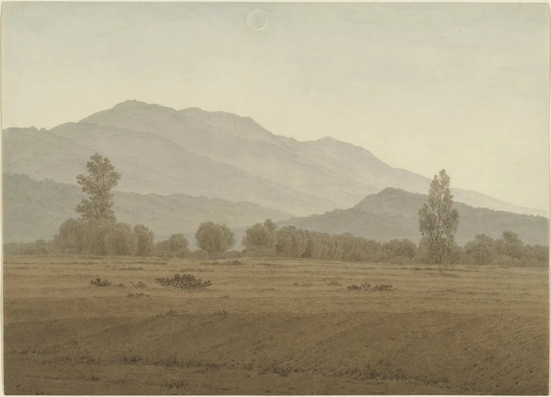 Nova Lua sobre as Montanhas dos Gigantes - Caspar David Friedrich