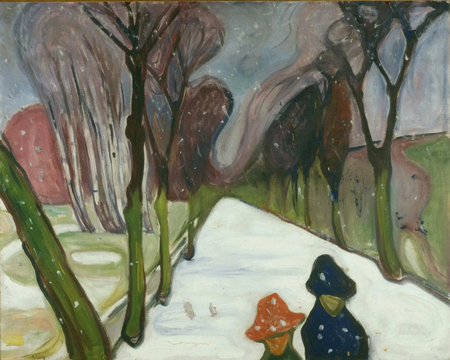 Nova Neve na Avenida - Edvard Munch
