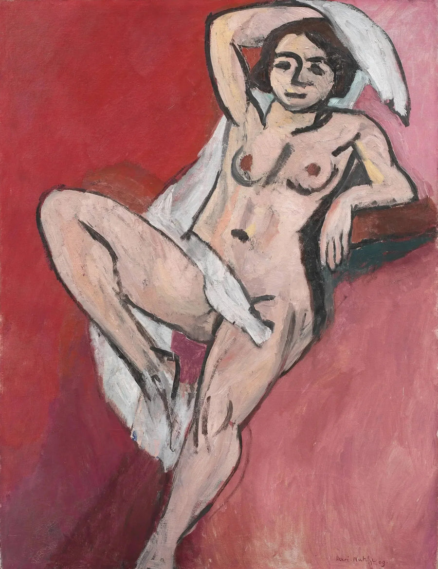 Nu com a echarpe branca - Henri Matisse