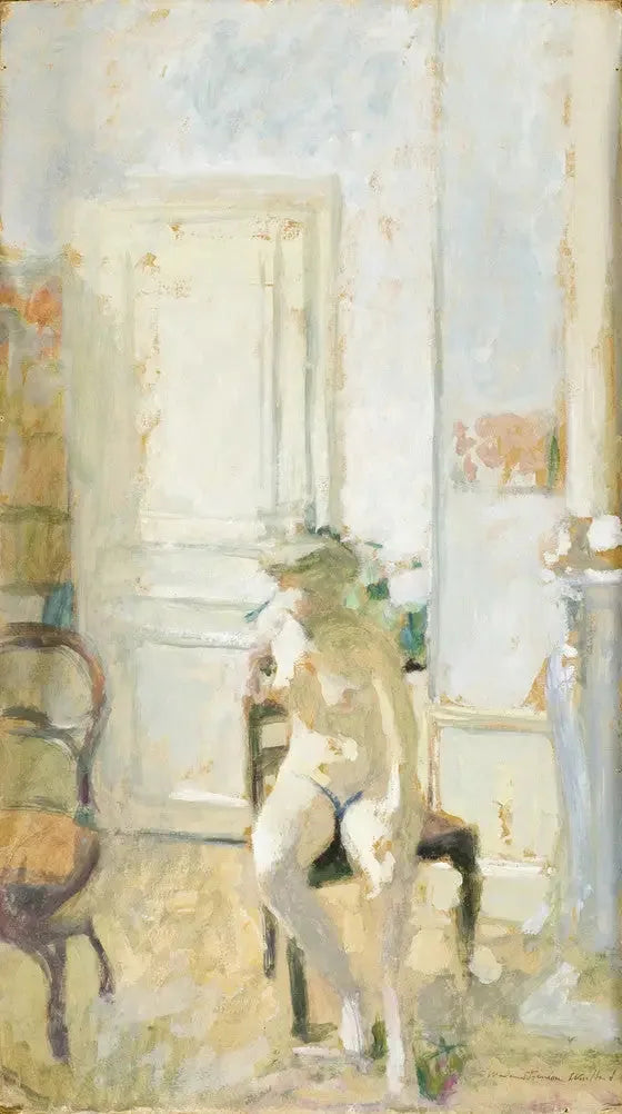 Nu na cadeira - Édouard Vuillard