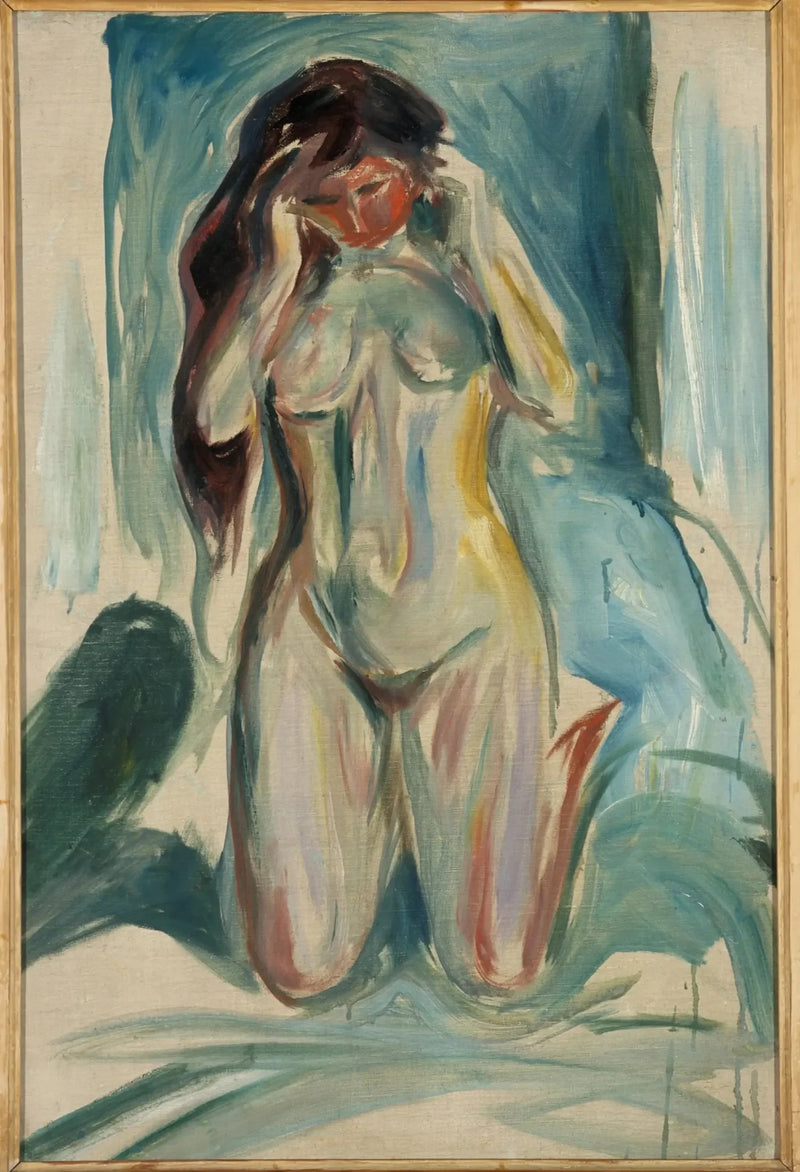 Nu ajoelhado - Edvard Munch