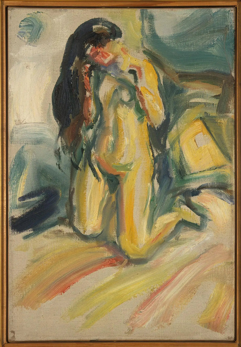 Nu ajoelhado - Edvard Munch