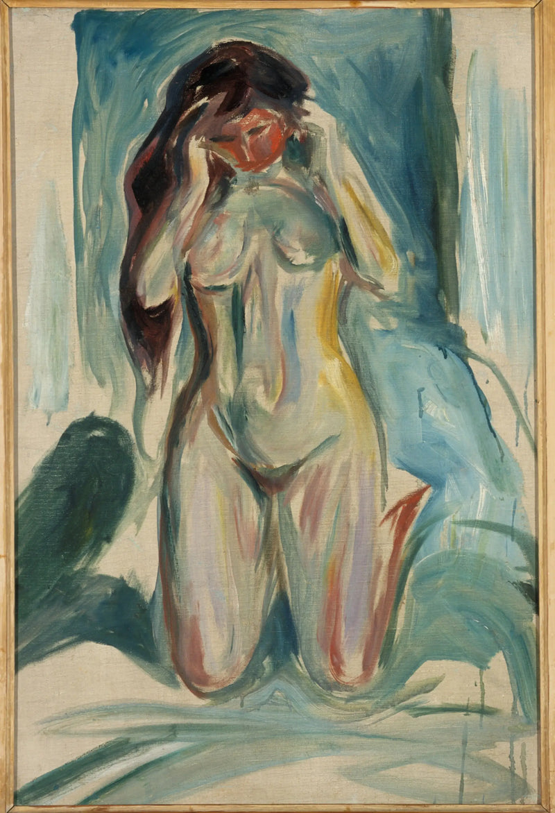 Nu ajoelhado - Edvard Munch