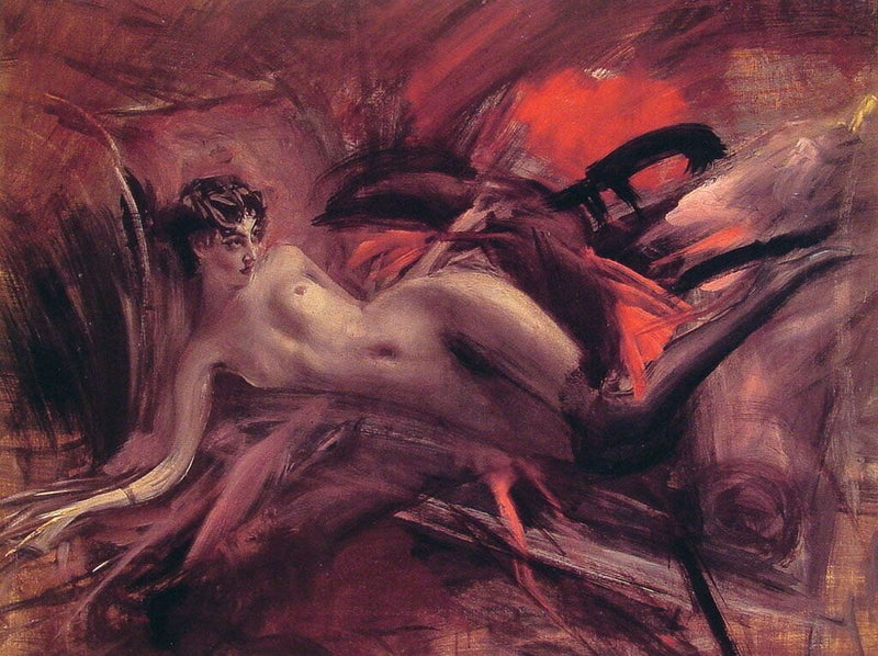 Nu deitado - Giovanni Boldini