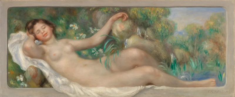 Nu alongado (A Fonte) - Pierre-Auguste Renoir