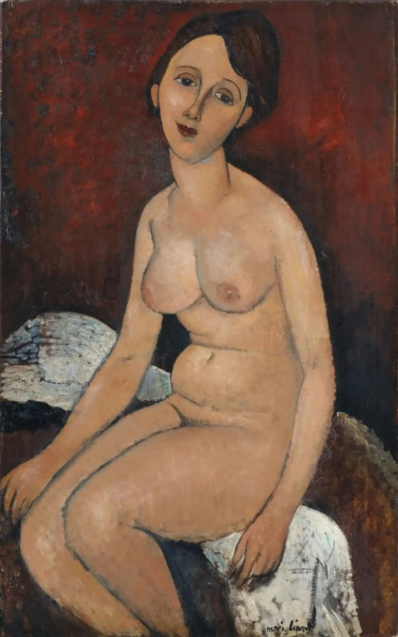 Nu sentado - Amedeo Modigliani