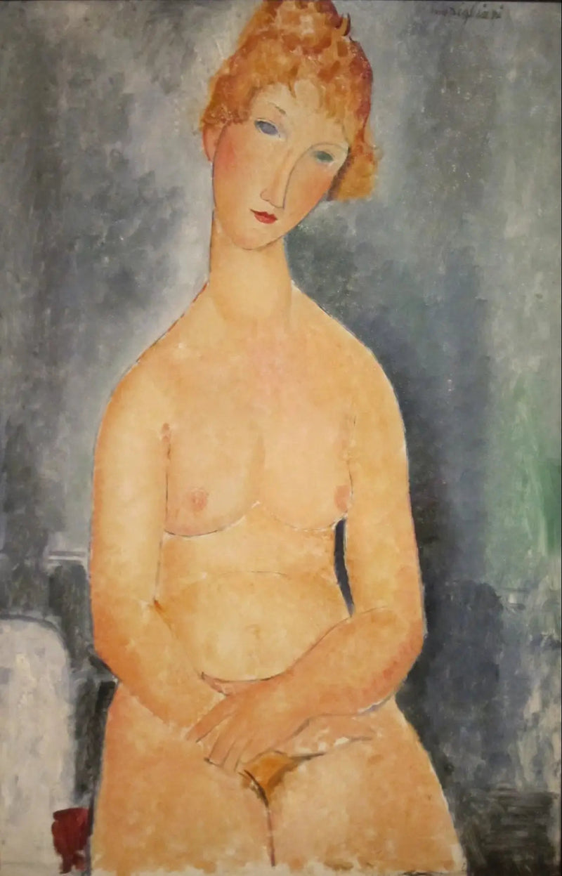 Nu sentado - Amedeo Modigliani