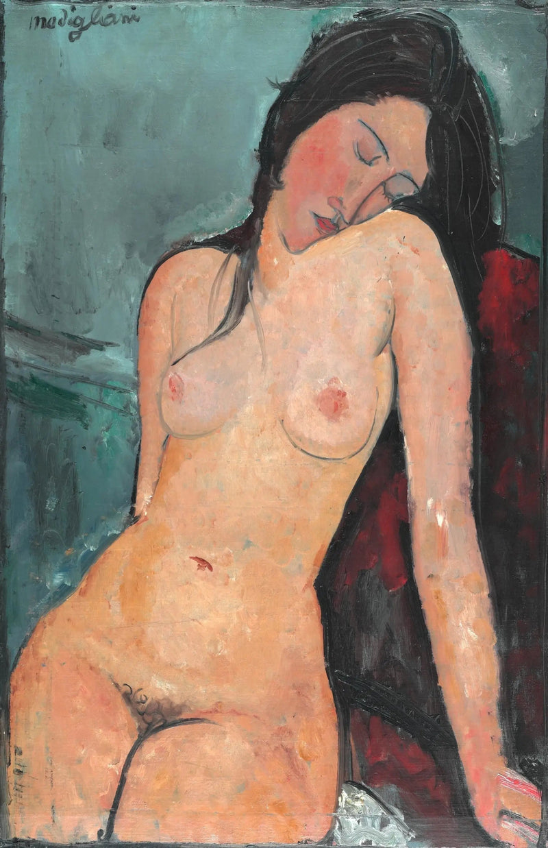 Nu sentado - Amedeo Modigliani