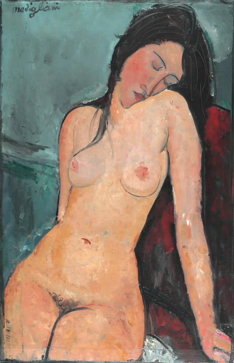 Nu sentado - Amedeo Modigliani