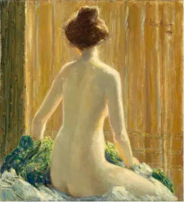 Nu sentado - Childe Hassam